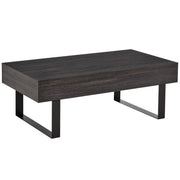 Tavolino da caff¨¨ con cassetto ¨C zephmum ¨C Grigio scuro 110x60x40 cm