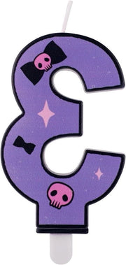 Candele per compleanni - Tema Schedello a Cartoni - Nummer 3
