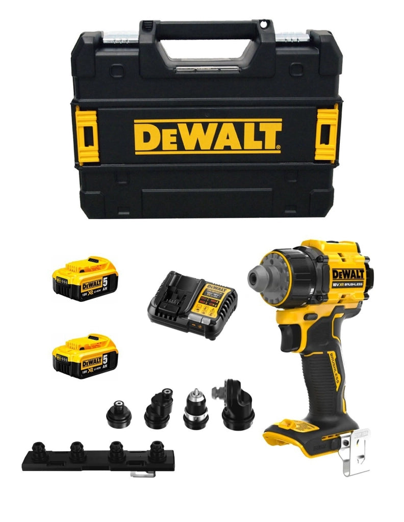 Trapano Avvitatore DeWALT DCD803P2T (2 x 5,0 Ah + DCB1104 + TSTAK II)