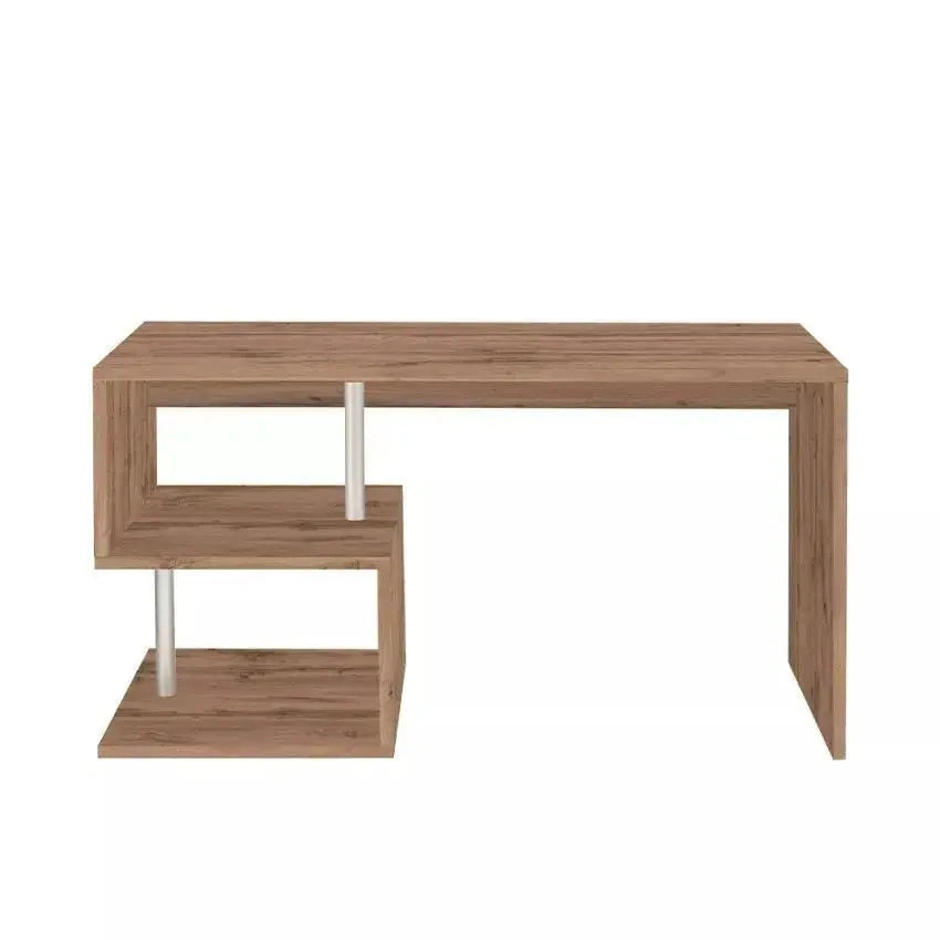 Scrivania Esse 2 - Dimensioni 140 x 60 x 77,5 cm in Rovere