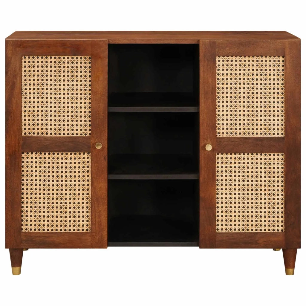 Credenza Marrone 90 x 33,5 x 75 cm Legno di mango massello 4018908