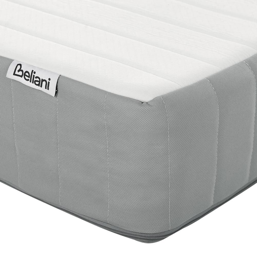 Materasso a molle insacchettate EU misura singola con maniglie imbottitura in memory foam rivestimento rimovibile 90 x 200 cm Rigidità media Design moderno trapuntato