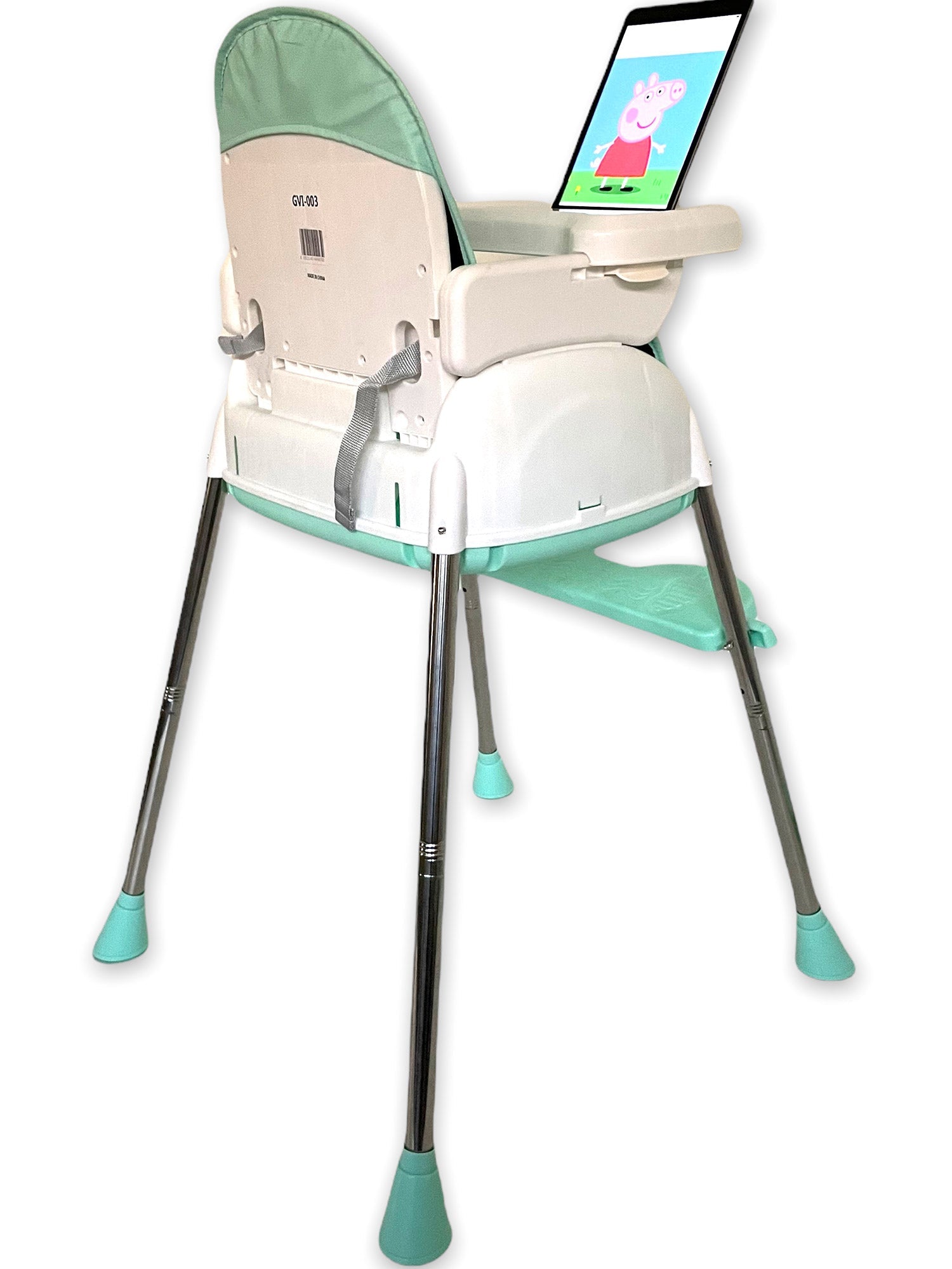 Seggiolone per Bambini 4 in 1 Pappa e Gioco Blu