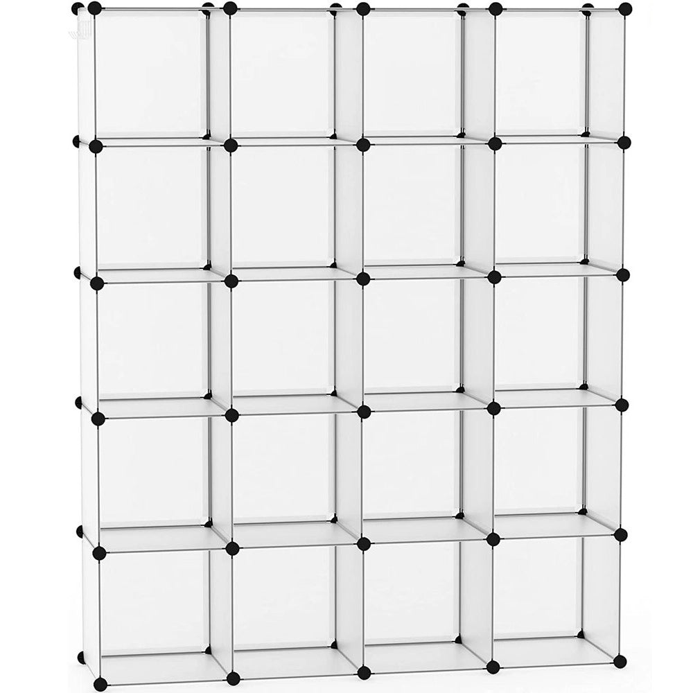 Trade Shop - Organizzatore Modulare A Cubi Organizer Ripiani Scaffali Mobiletto Per Armadio Libreria -
