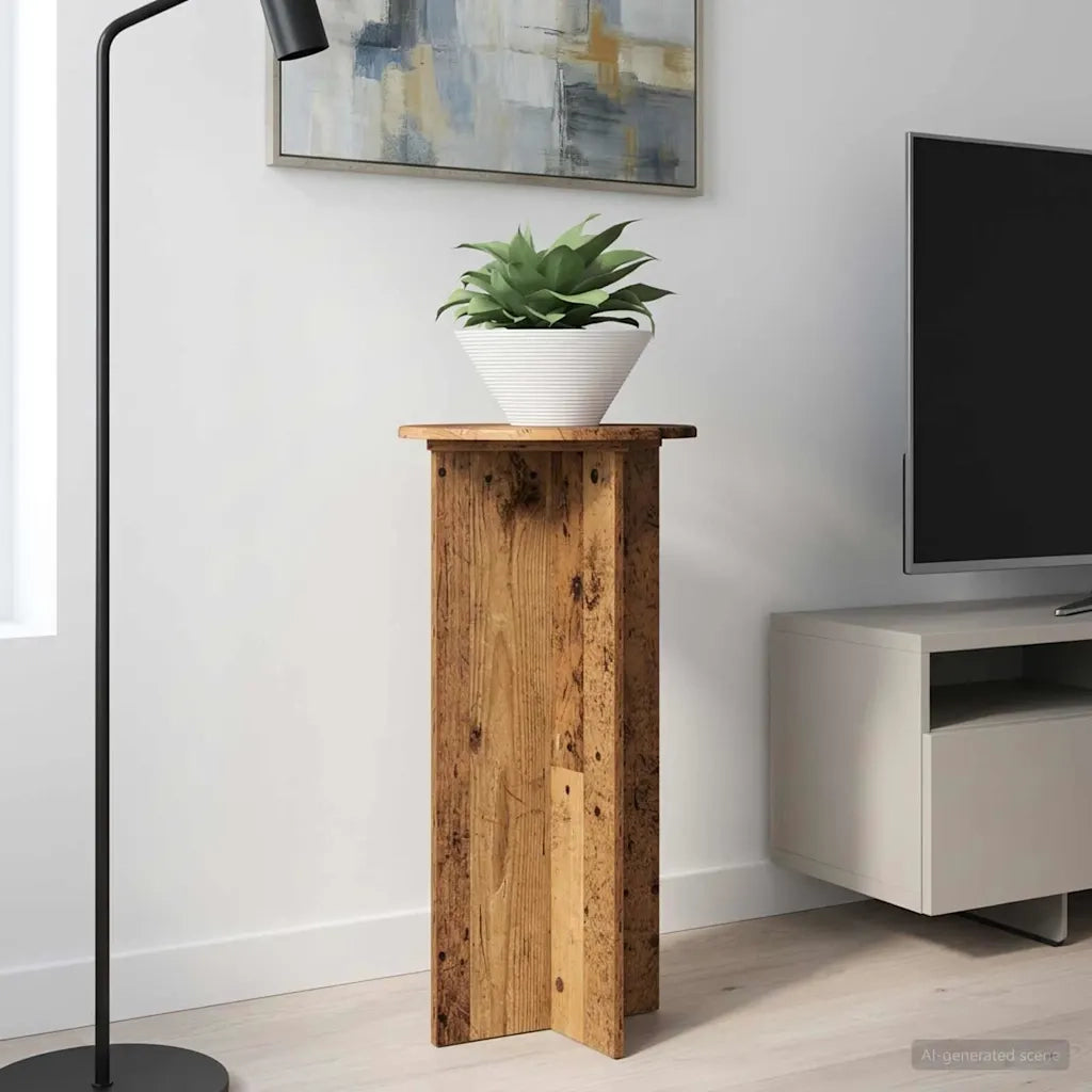 Supporto per piante 2 pcs Legno antico 40 x 40 x 80 cm 899706