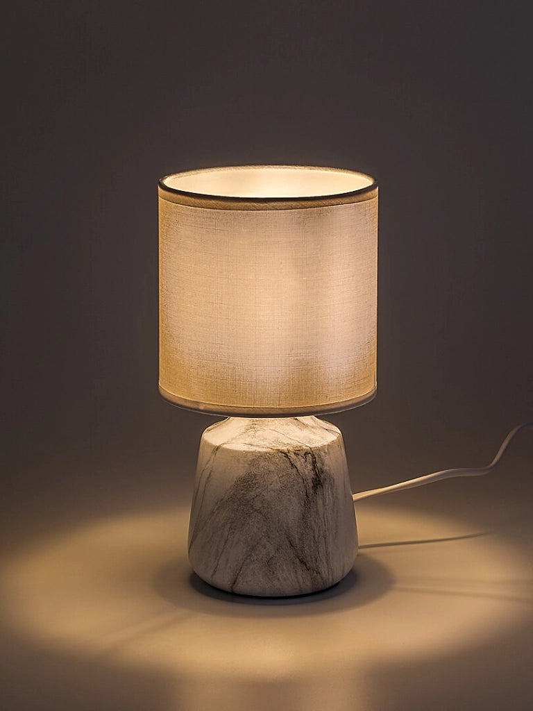 Lampada da tavolo Nalisa 1xE14 marmo bianco Rabalux