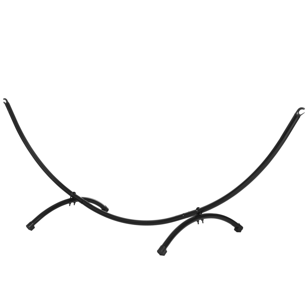 Supporto per Amaca da Giardino ¨C Xylo ¨C Acciaio Nero 300x90x100cm