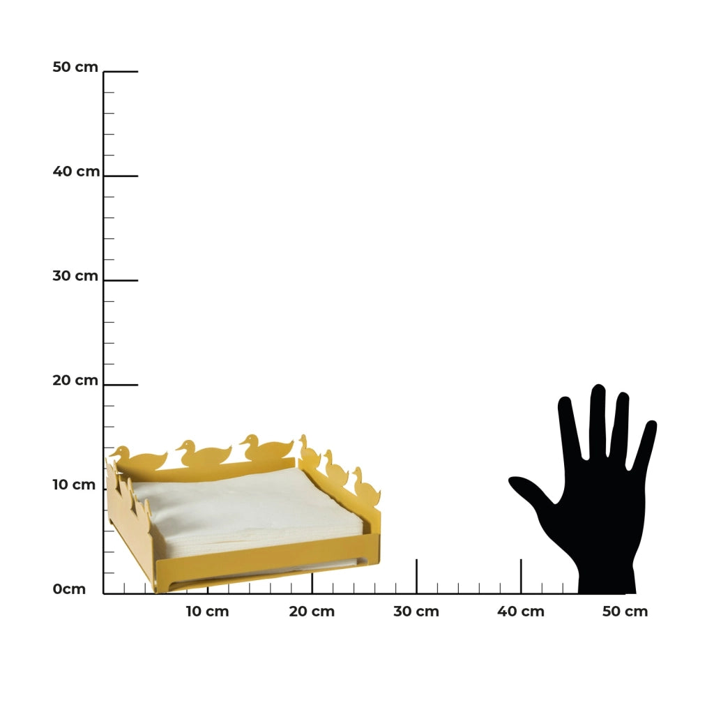 Portatovaglioli grande Duck Ocra
