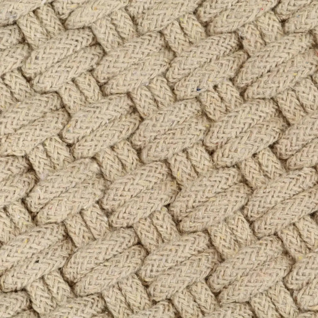 Tappeto Rettangolare Naturale 160x230 cm in Cotone 345112
