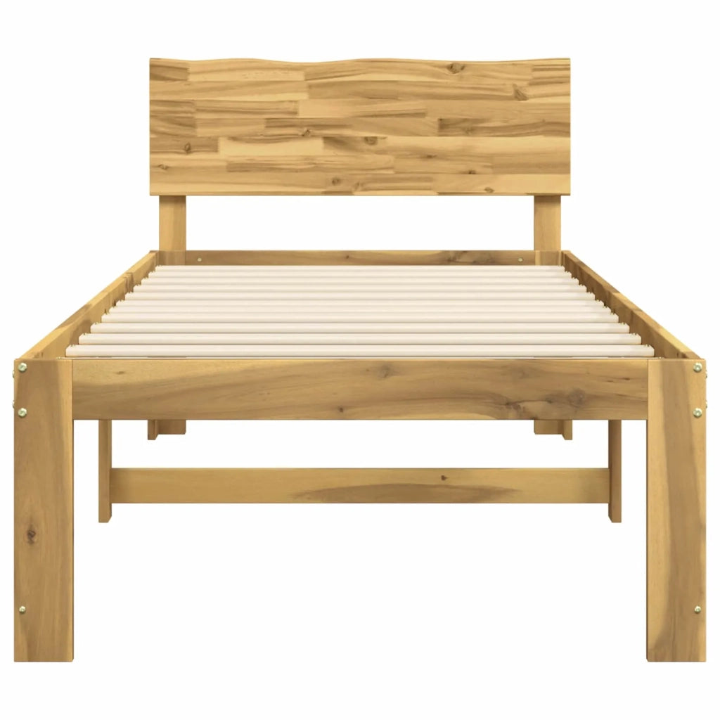 Letto Singolo con Testiera ROSTOCK Bianco 90 x 200 cm 903457