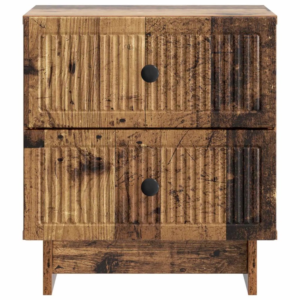 Armadio da Notte 2 pcs Legno antico 43 x 34,5 x 47,5 cm 893852