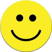 40 magneti gialli da sorridere (diametro 2,5 cm): 40 magneti gialli felici, sorridenti - ideali per la comunicazione creativa a scuola, al lavoro e nella vita quotidiana (2,5 cm)