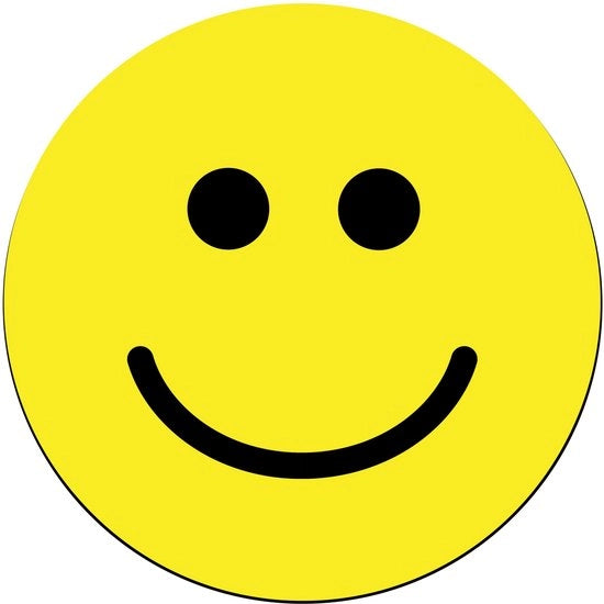 40 magneti gialli da sorridere (diametro 2,5 cm): 40 magneti gialli felici, sorridenti - ideali per la comunicazione creativa a scuola, al lavoro e nella vita quotidiana (2,5 cm)