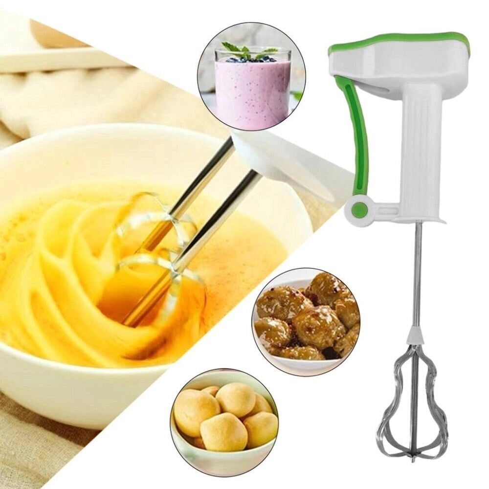 Sbattitore frusta manuale a pressione sbatti monta impastatore