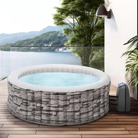 Bagno idromassaggio esterno per 6 persone con funzione di riscaldamento e massaggio