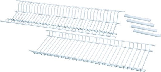Pannello di raffreddamento in acciaio gelato - bianco - 85 cm cassetti - organizzazione cucina