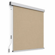 Tenda Verticale Da Sole Frangivista Protezione UV Idrorepellente E Privacy Cassonetto In Alluminio E Manovella Rimovibile Per Balcone Terrazza Veranda 180 X 250 Cm Beige