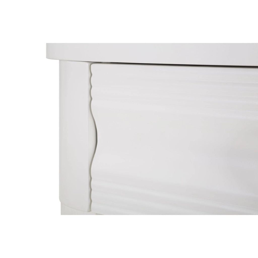 Tavolo Consolle VKH603, Bianco, Legno, 110x40x82 cm
