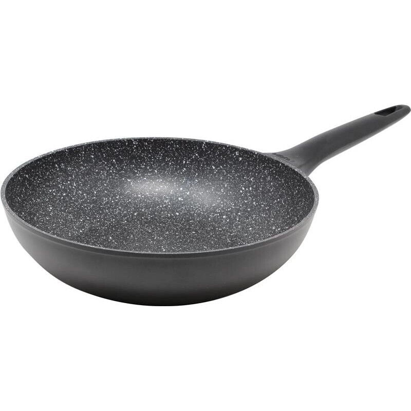 SALTA PASTA MODELLO MAORI D 28 CM CON MANICO ERGONOMICO IN COLORE GRIGIO ANTRACITE