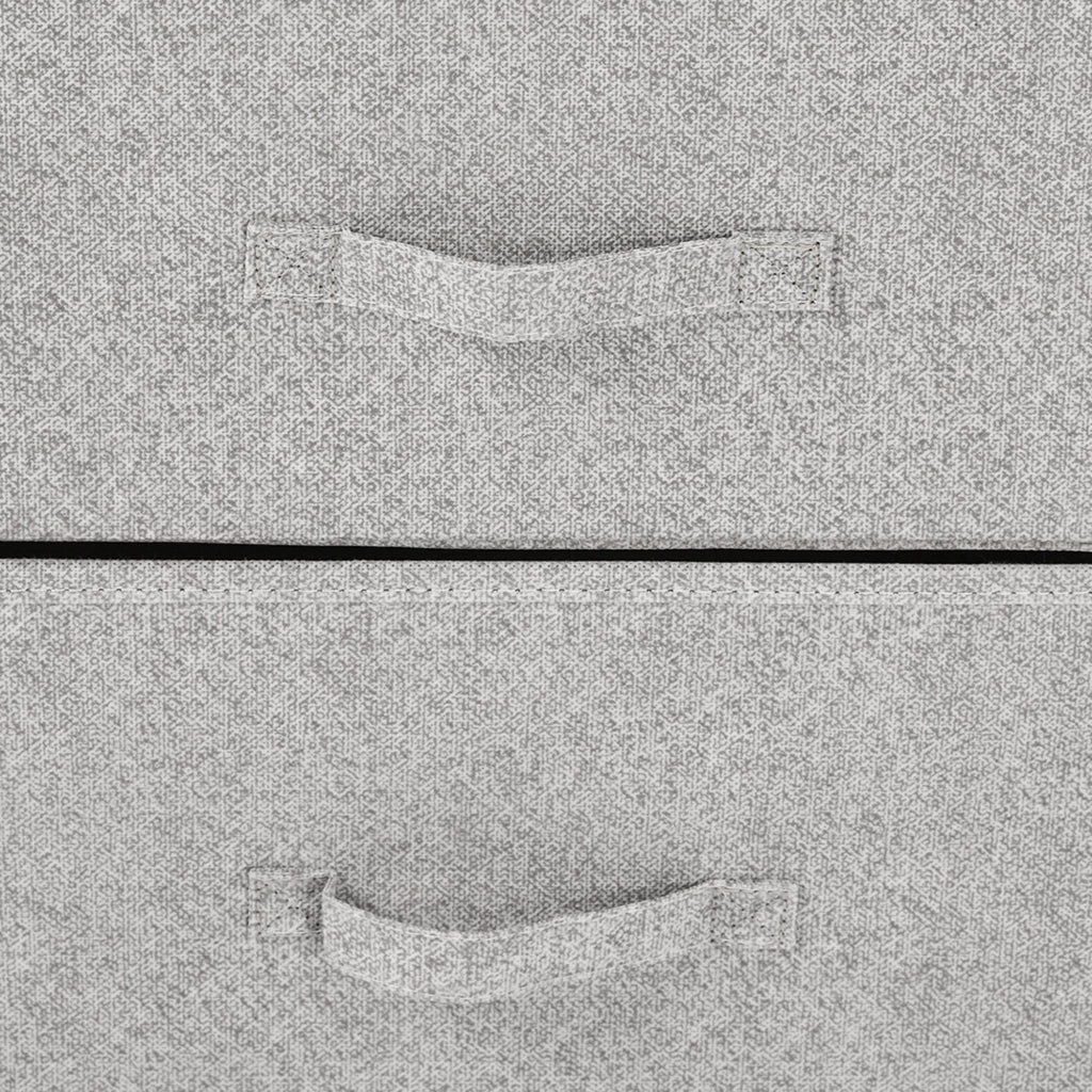 Cassettiera con 4 cassetti in tessuto ¨C zephmum ¨C 45x30x92 cm grigio