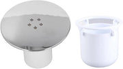 Drenaggio bidet in acciaio inox - Protezione 115mm - Chiave di scolo - Filtro di scarico rimovibile - Sfiato drenante efficiente - Facile da pulire - Chiave di scarico