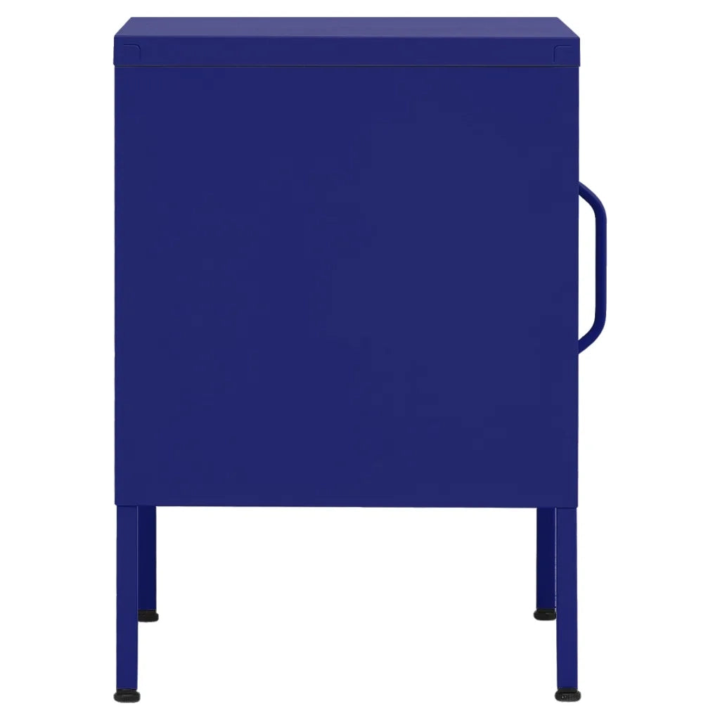 Comodino Blu Marino 35x35x51 cm in Acciaio cod mxl 30314