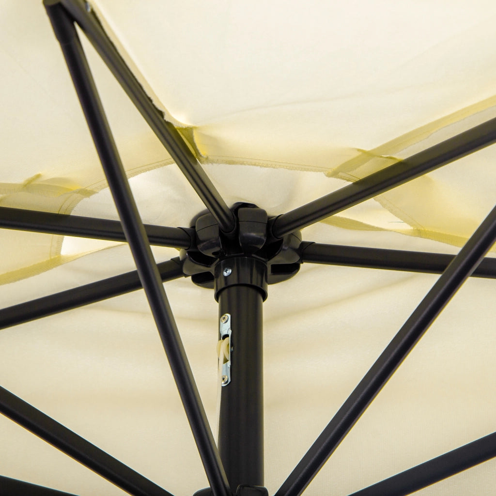 Ombrellone Demi ? 2,6 m ¨C zephmum ¨C beige acciaio poliester