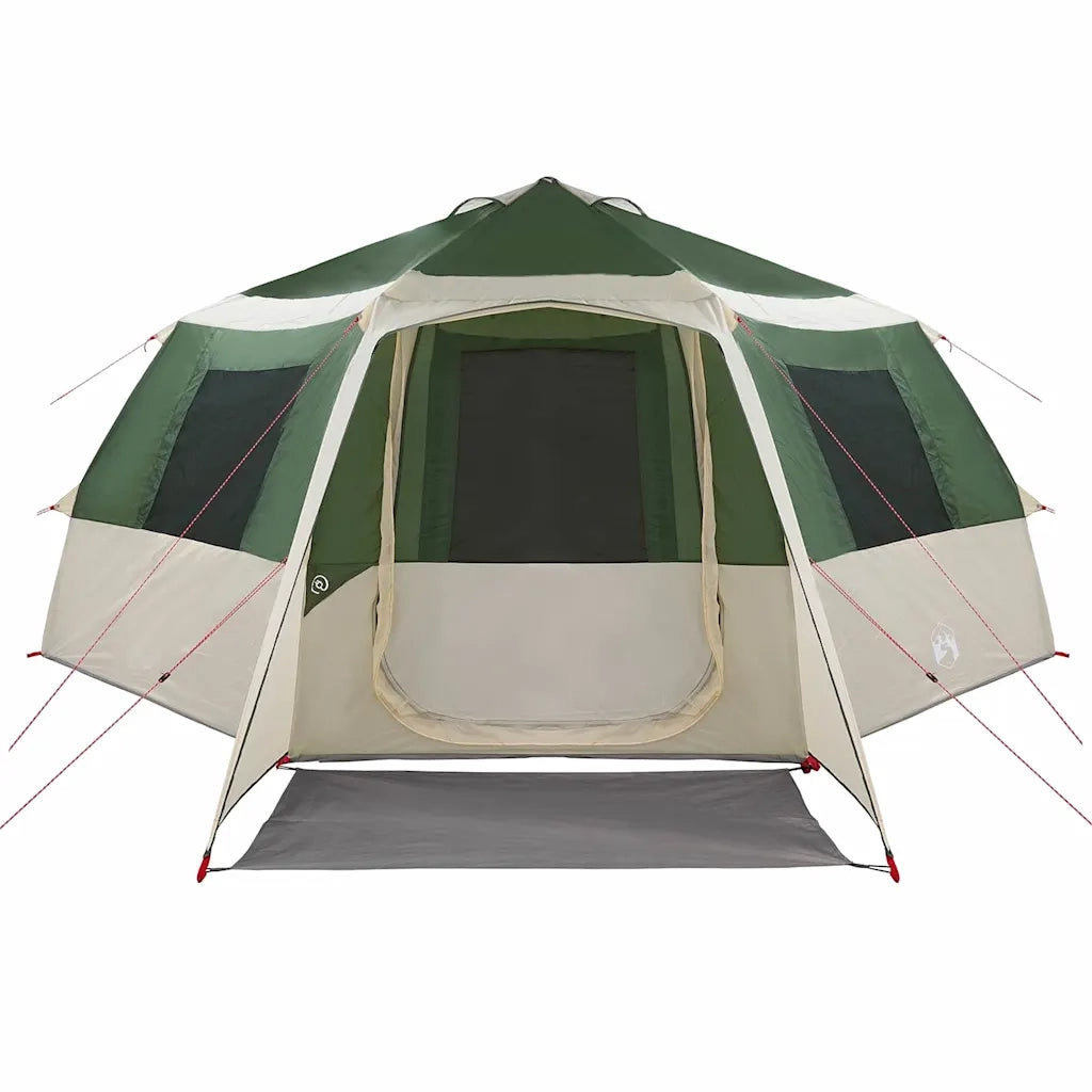 Tenda da campeggio per 12 persone con tetto Verde e Grigio 42004056