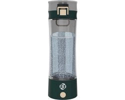 Generatore di Idrogeno per Acqua - Fles di Idrogeno Portatile - H2 + Idrogeno - Incluso Libro Elettronico