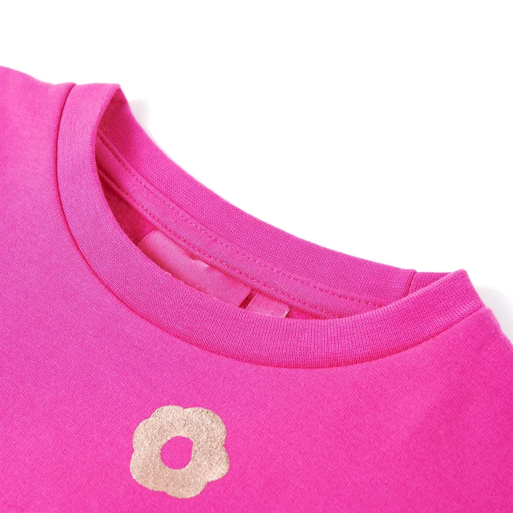 Felpa da Bambina Rosa Scuro 140cod mxl 84679
