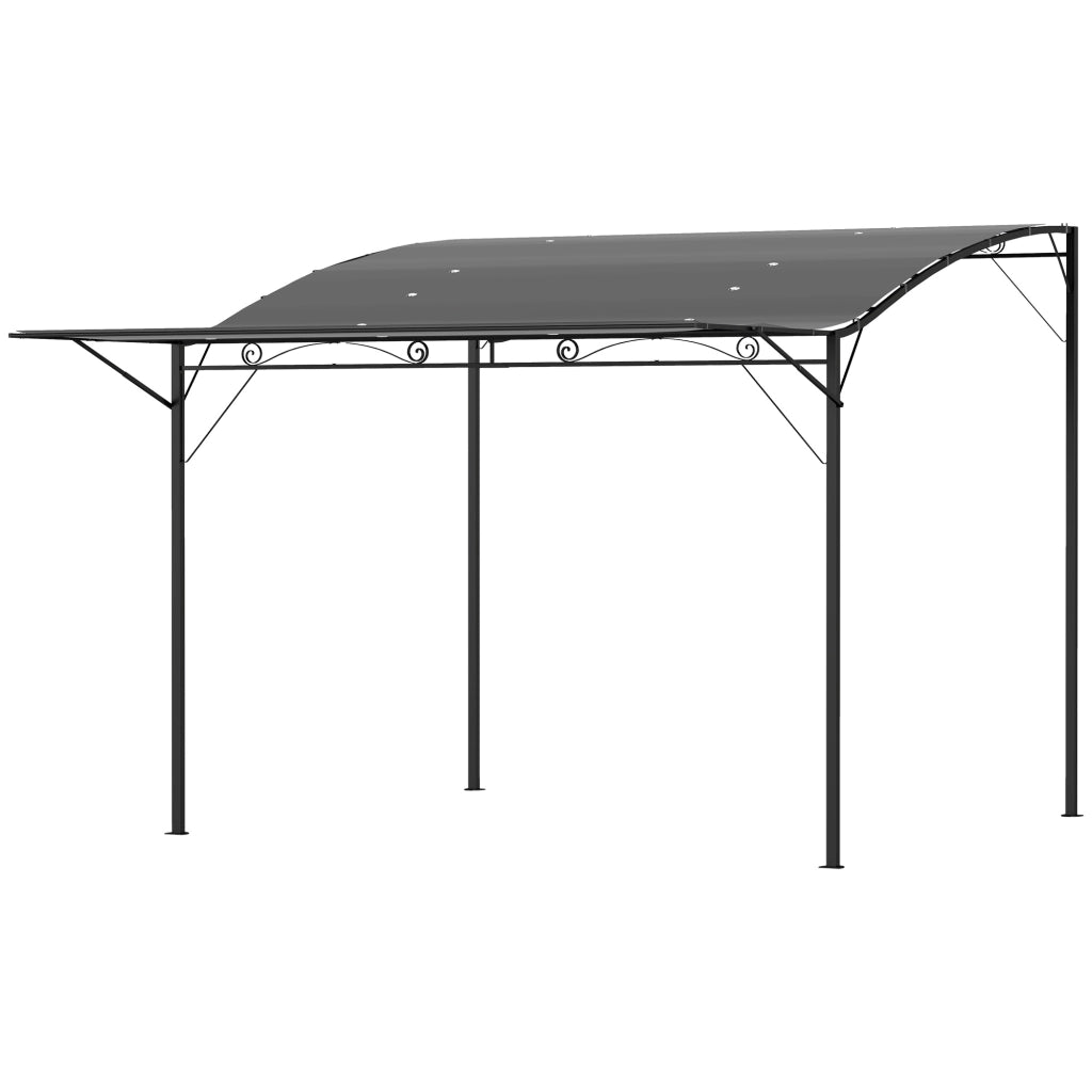Gazebo con tetto apribile ¨C zephmum ¨C Grigio scuro 3x2.5m
