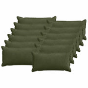 Federa 12 pz HOUTEN Verde 40 x 80 cm corduroy 918198