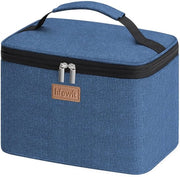 Casella Isolante Portatile per Uomo e Donna, Scatola Pranzo Opaca, Borsa Isolante, Scatola Freddo Portatile per Uomo e Donna per Picnic, Lavoro, Blu Scuro 9L