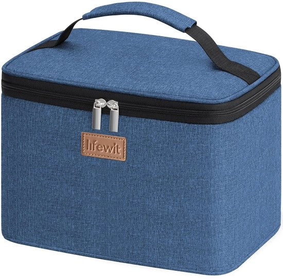 Casella Isolante Portatile per Uomo e Donna, Scatola Pranzo Opaca, Borsa Isolante, Scatola Freddo Portatile per Uomo e Donna per Picnic, Lavoro, Blu Scuro 9L
