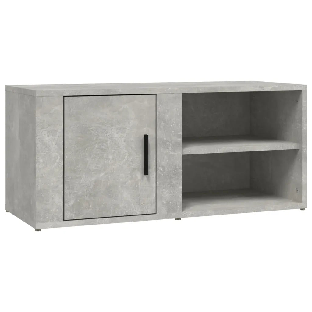 Mobili TV 2 pz | Armadietto TV | Mobile Porta TV Grigio Cemento 80x31,5x36 cm Legno Multistrato