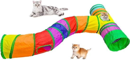 Tunnel interattiva per piccoli animali opaca 3 vie