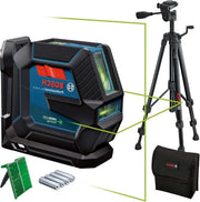 Laser 2-15 G con Supporto LB 10 e Tripode BT 150 - Campo di Visione fino a 15 m - 4 x Batterie AA - Scatola di Cartone