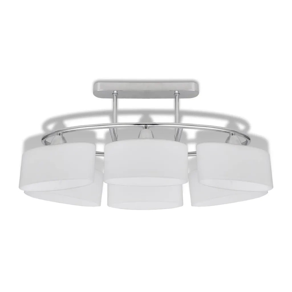 Lampade da Soffitto Ellissoidali 4 pz Paralume in Vetro E14 CFW5800608