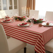 Equilibrista, Tovaglia 100% Poliestere Tessuto Antipiega, Beige