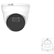 DOME MULTIPROTOCOLLO OTTICA MOTORIZZATA VARIFOCALE Securvera SE-TDMOVDMDND