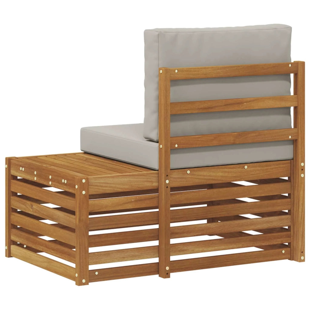 Divano da Giardino-Divano Esterno Finale con cuscino Naturale 91 x 63 x 73 cm 622464