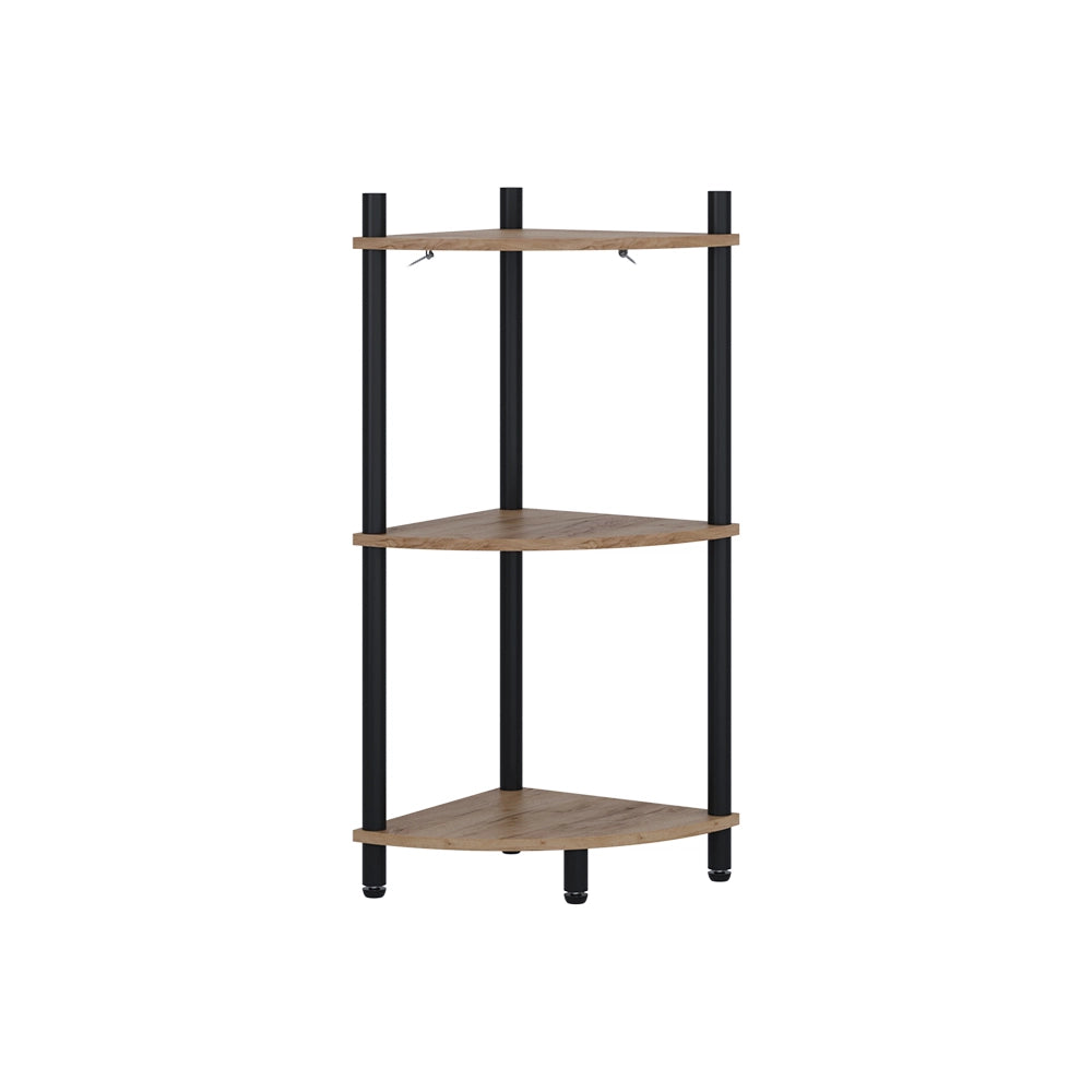 Vicco Libreria Quercia dorata/antracite 29 x 72 cm con 3 vani portaoggetti