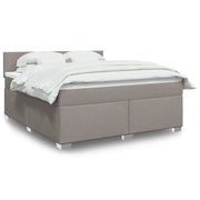 Giroletto a Molle con Materasso Tortora 180x200 cm in Tessuto 3285964