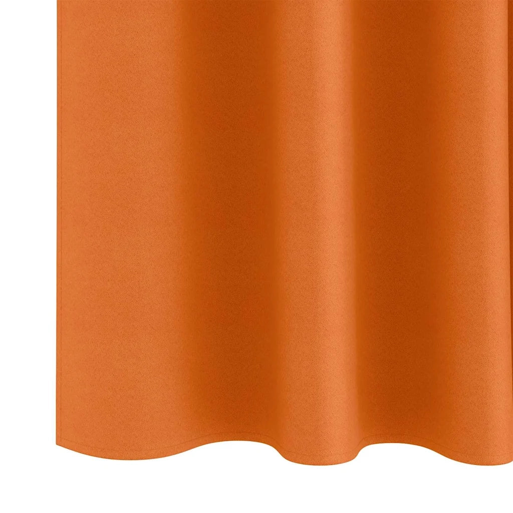 Tende Blackout con Anelli 2 pcs Arancione Vivo 225 x 140 cm 4107510