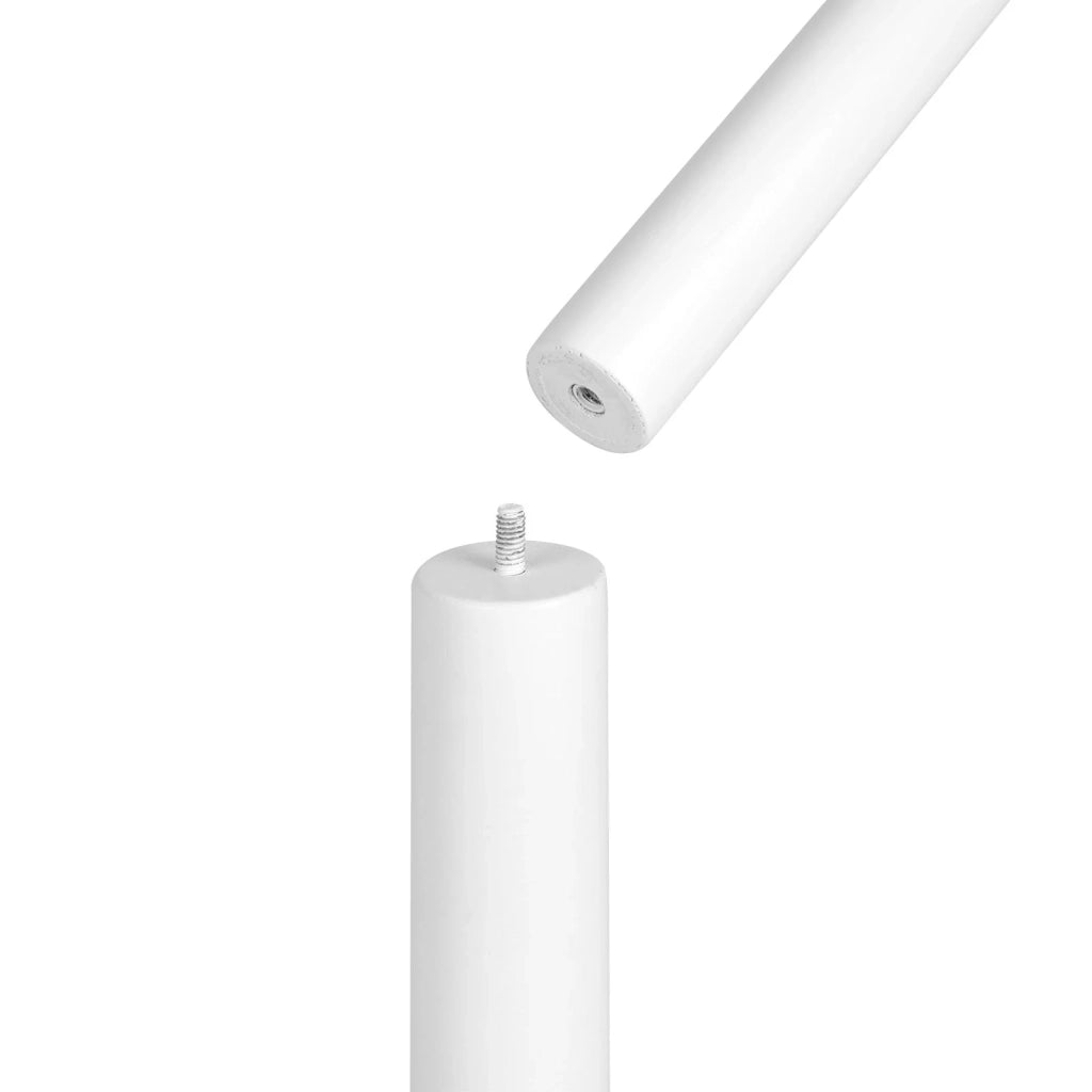 Appendiabiti in legno massello 30 x 30 x 175 cm autoportante con 8 ganci per cappotti cappelli e borse per ingresso/corridoio legno di caucciù bianco 12_0007128