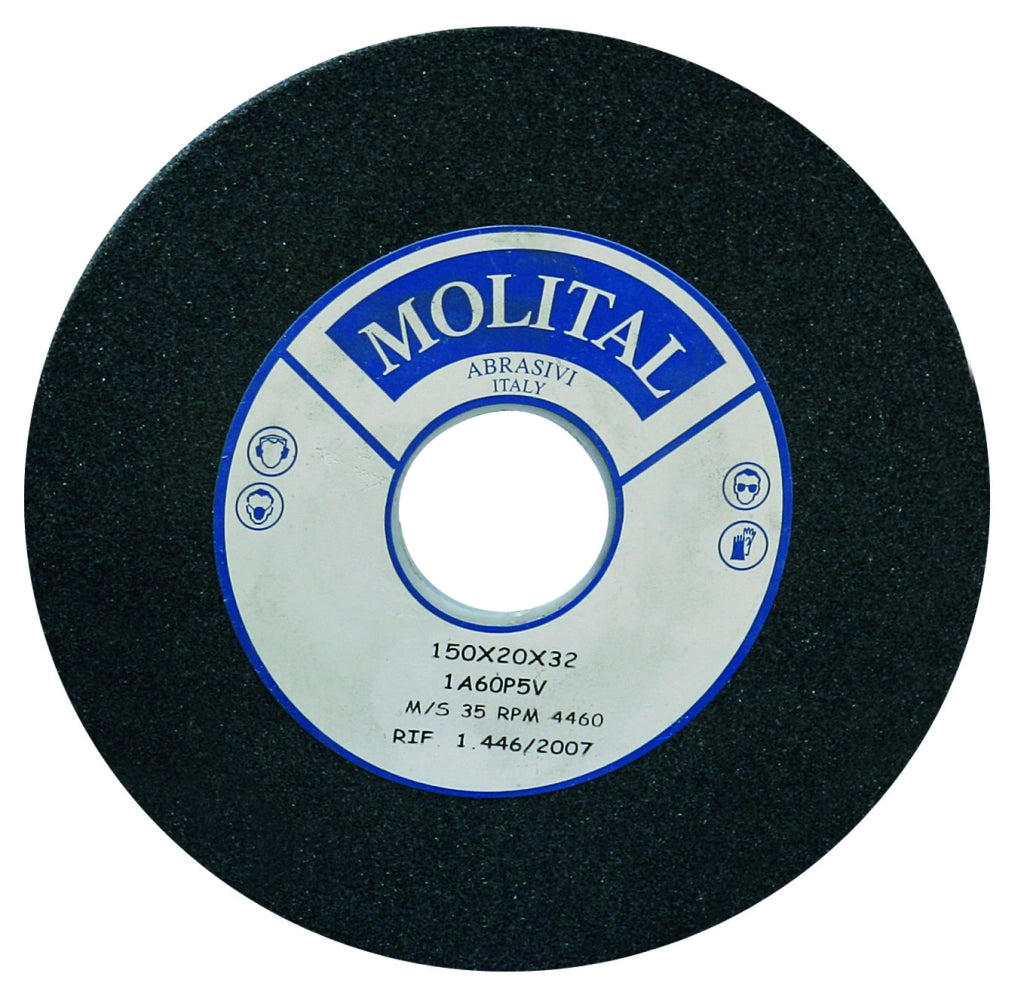 MOLA ABRASIVA Ø mm 125x15 F.32 - grana 60 - MOLITAL