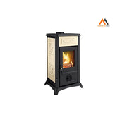 STUFA A LEGNA 'GEMMA' 6 kW - colore bianco