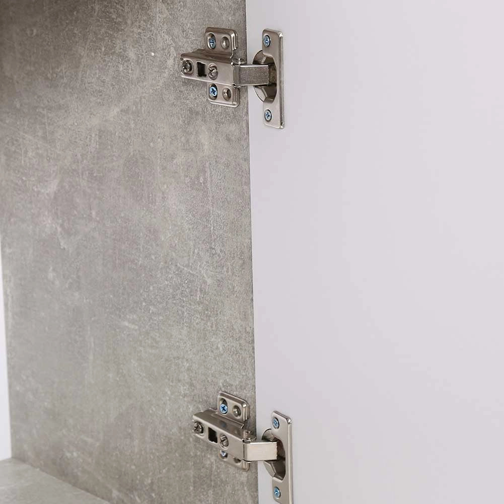 Mobile Madia con Cassetti Ante 2 Ripiani Mobiletto Credenza Cucina Bagno Moderna