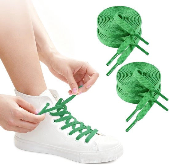 Viti in poliestere per sneaker - 140 cm - 8mm - 4 viti - viti per sneaker - viti sportive di alta qualità - parti di ricambio per viti sportive - viti per scarpe da sport e casual in canvas bianco