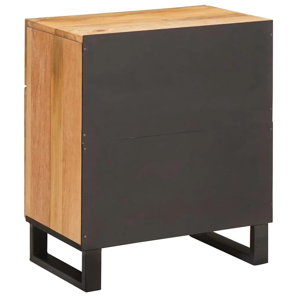 Comodino | Armadio da Notte | Mobiletto da notte con cassetto Naturale 50 x 33 x 60 cm